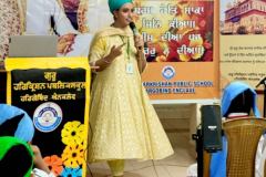 To mark the 350th Centenary Martyrdom of Sri Guru Tegh Bahadurl Sahib Ji, a special interactive session was organised in school by Ms. Jasmeet Kaur